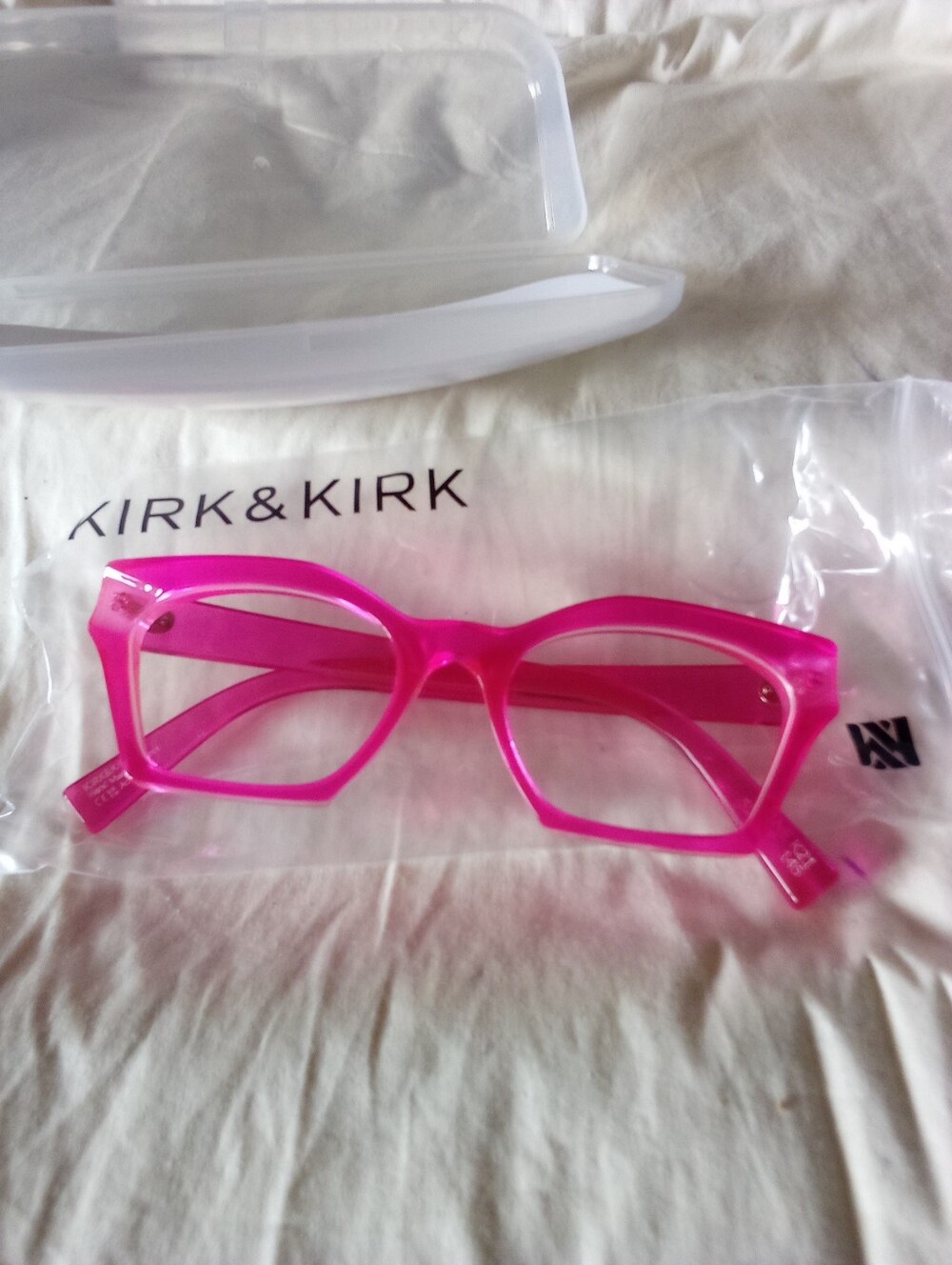 Kirk & Kirk Jane K21 Fuchsia Cat Eye Eyeglasses 52mm